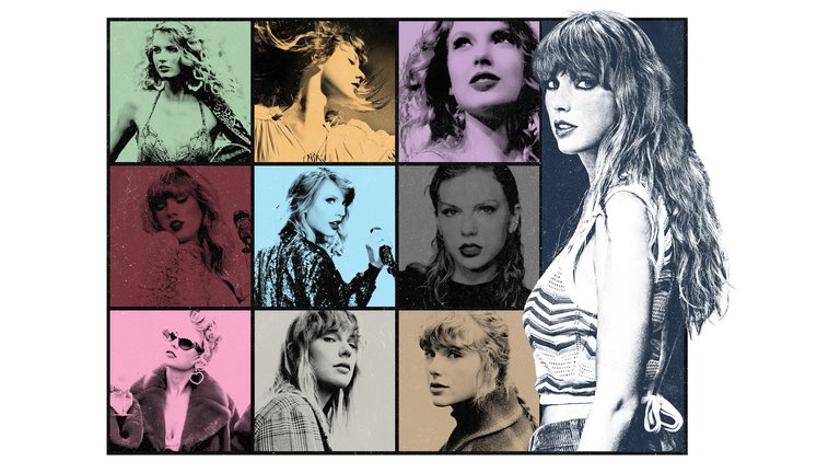 Taylor Swift concert poster.