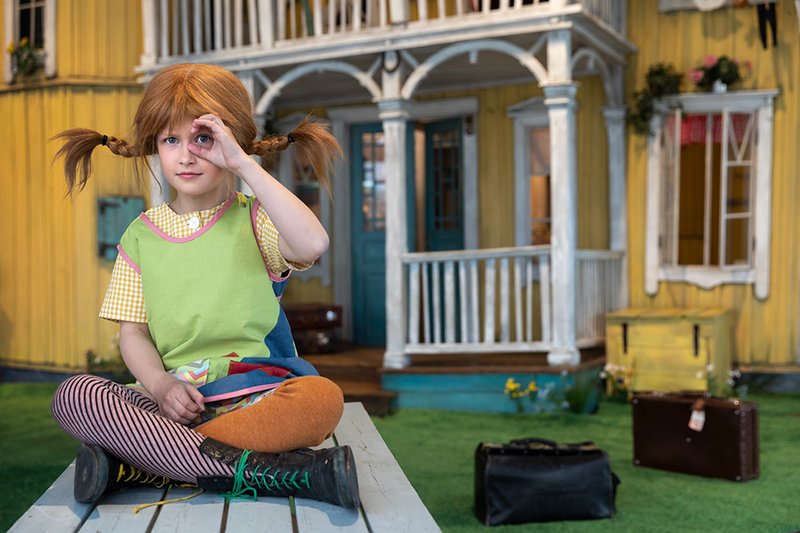 Pippi Longstocking at Junibacken.