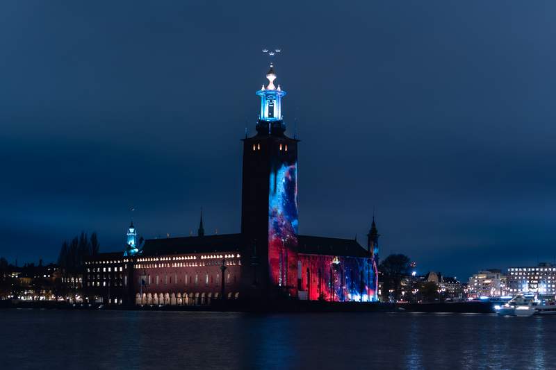 Nobel Lights Stockholm City Hall