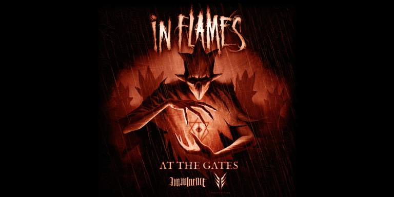 In flames poster