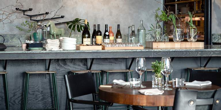 The restaurant in Spritmuseum in Stockholm.