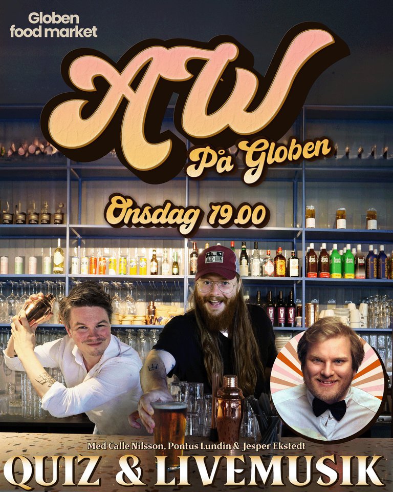Two bartenders behind the bar.