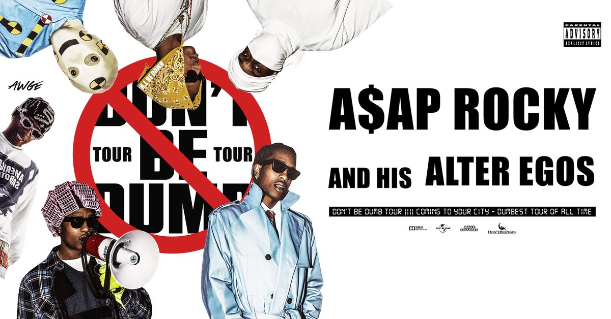 A$AP Rocky – Don’t Be Dumb World Tour