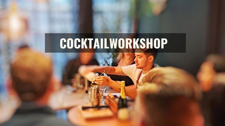 Bartender making cocktail