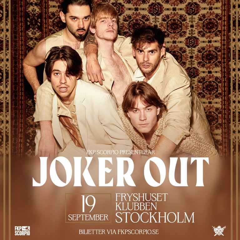 Photo of the group Joker Out.