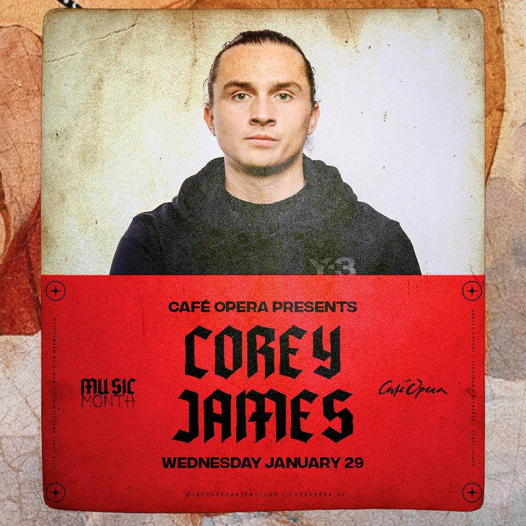 Corey James at Café Opera! - Visit Stockholm