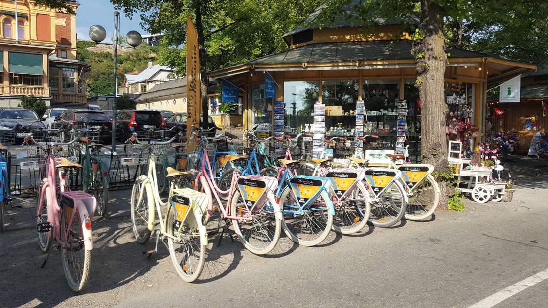 Djurgårdsboden bike rental Visit Stockholm