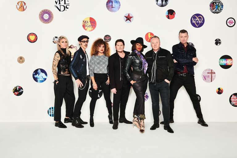 A photo of the band Simple Minds