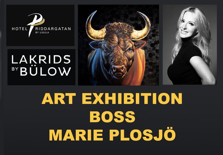 Art exhibition BOSS with the artist Marie Plosjö