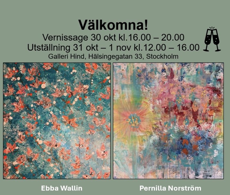 Art Exhibition Galleri HIND Ebba Wallin och Pernilla Norström