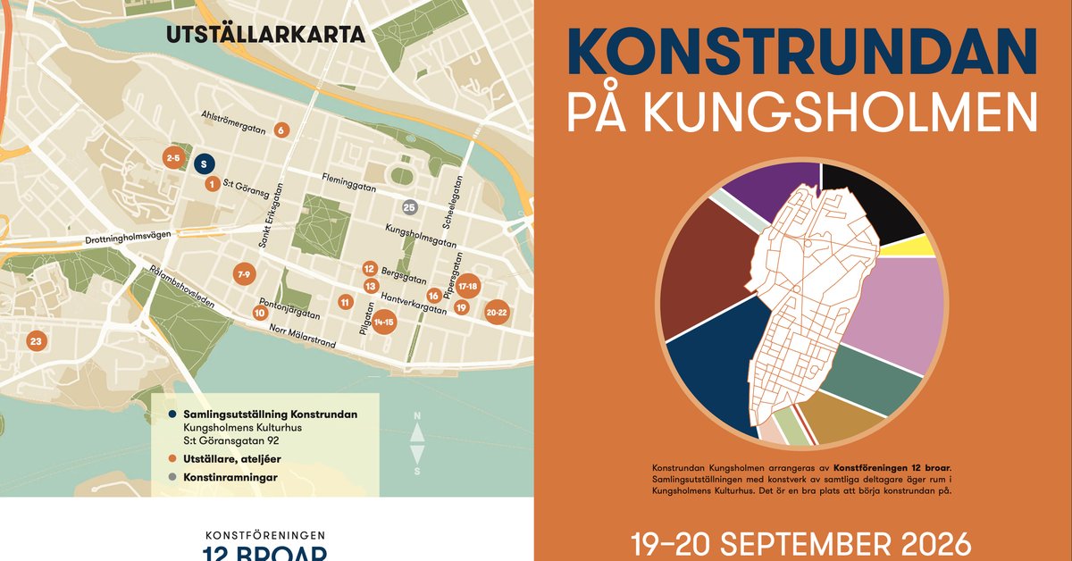 Art exhibition Konstrundan Kungsholmen
