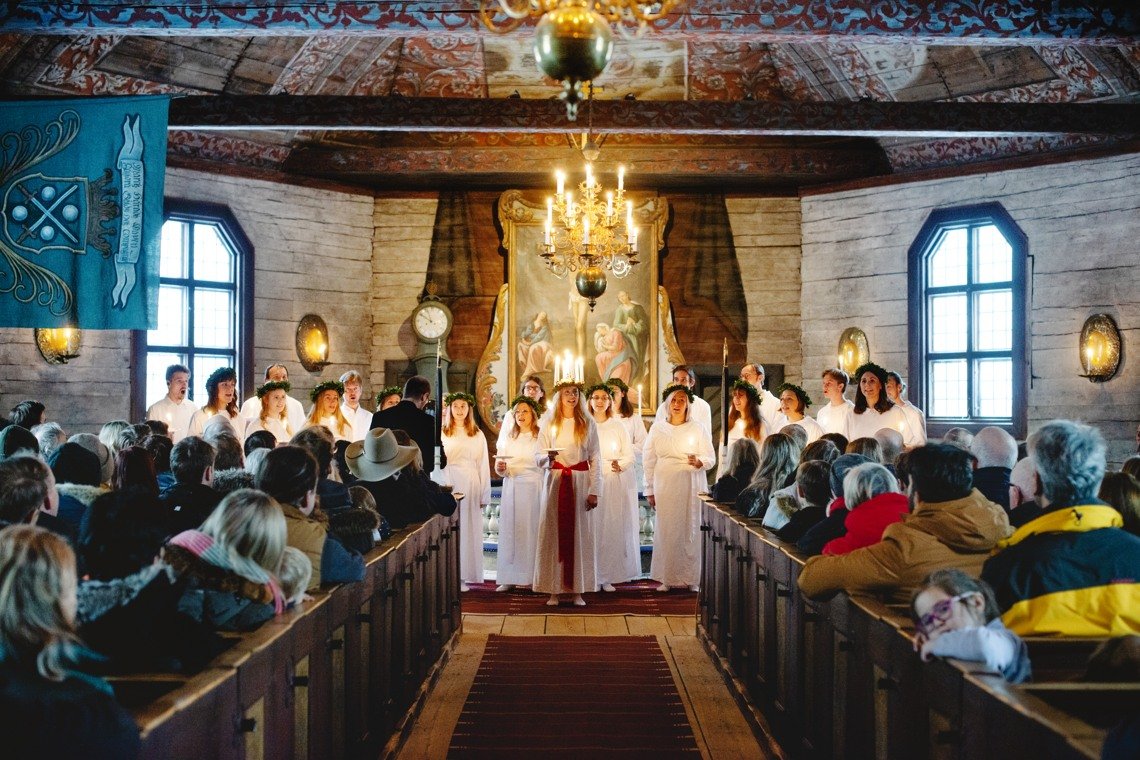 Atmospheric Lucia Celebrations at Skansen 2026
