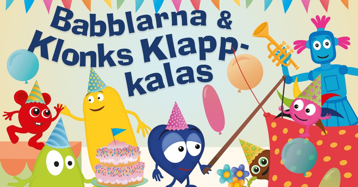 Babblarna & Klonks Klapp-kalas – Stockholm