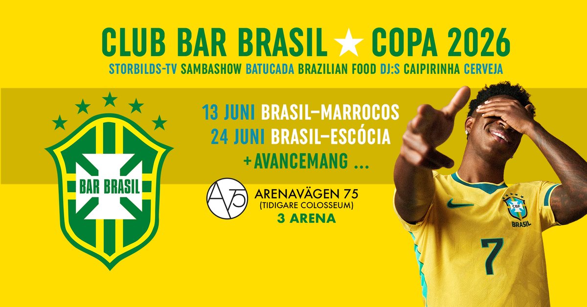 Bar Brasil COPA 2026: Brazil –Morocco