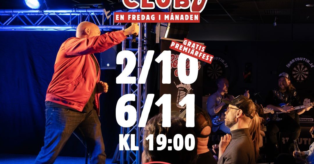 Best of Stockholm comedy club at Gamestreet 1