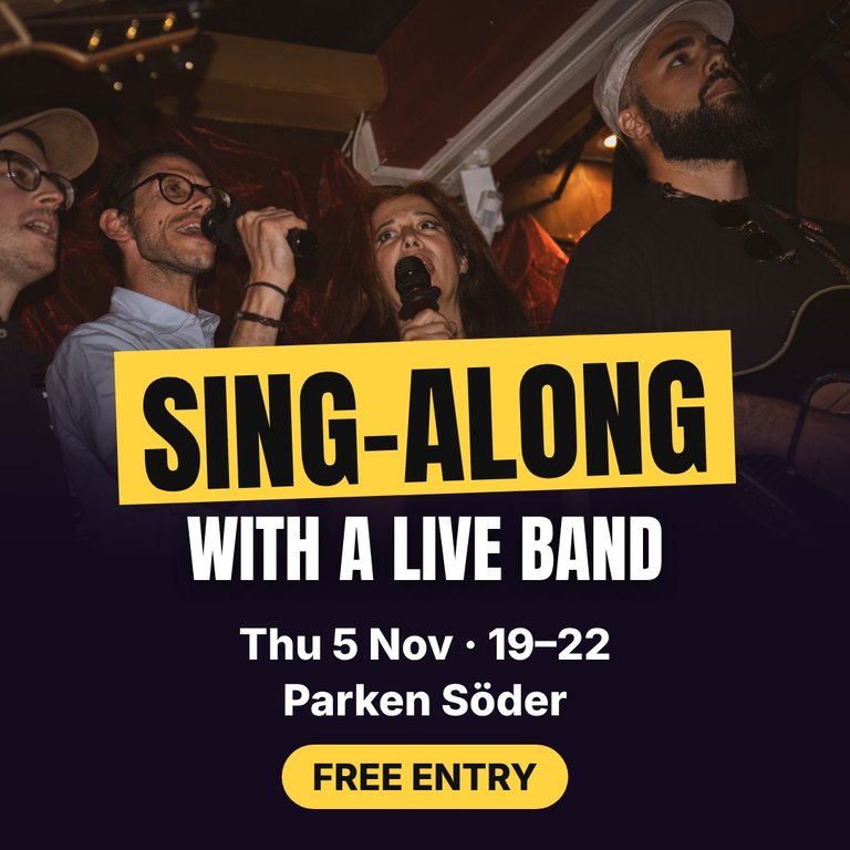 Big Sing-Along Night 🎤 Bad Singers Very Welcome