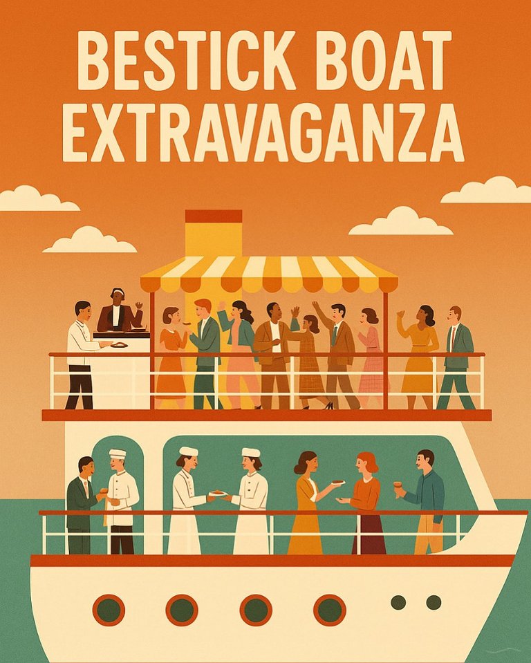 Boat Launch party of a new Food app - Bestick!