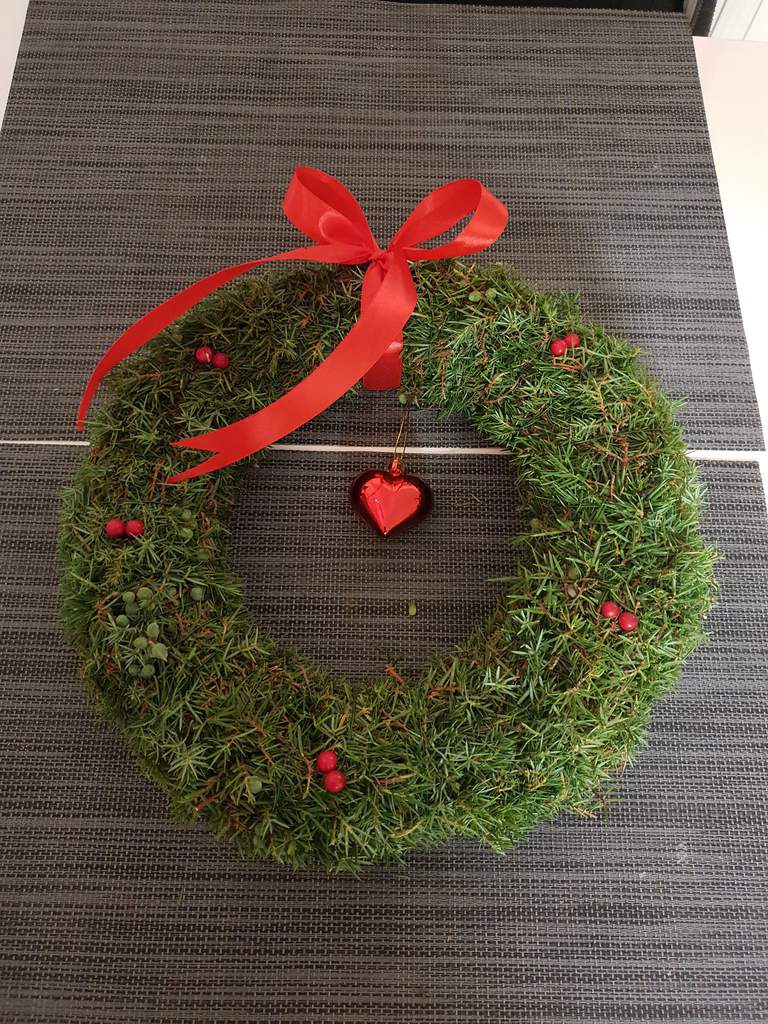 Christmas wreath.