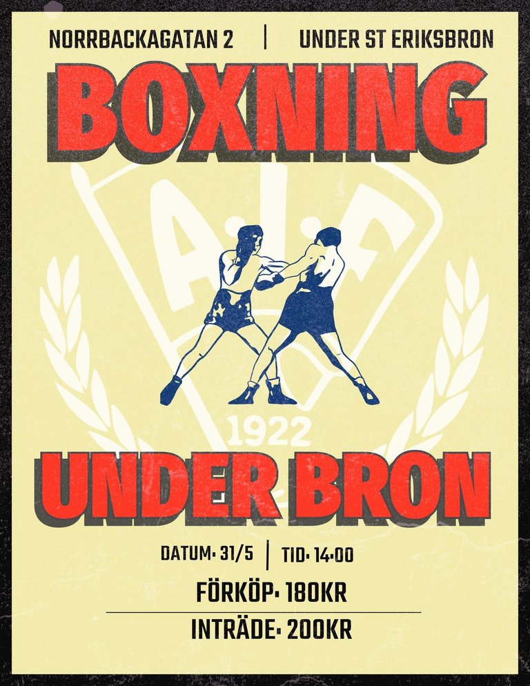 Boxing under the birdge