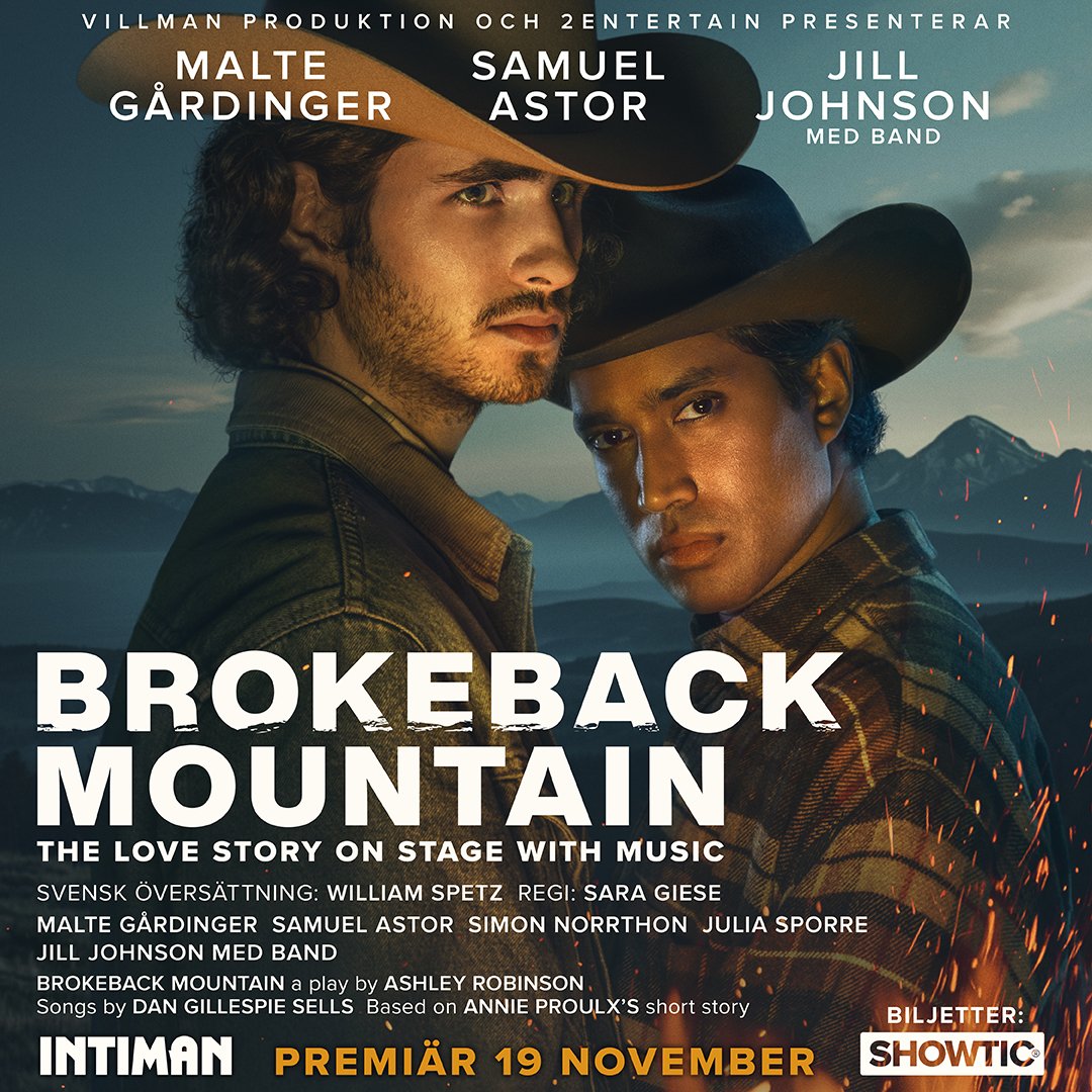 Brokeback Mountain- Swedish Premiere on stage