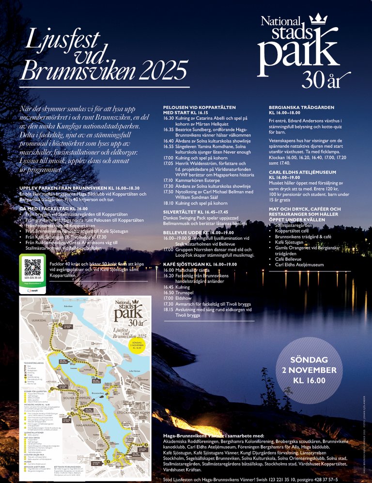 Ljusfest - Brunnsviken