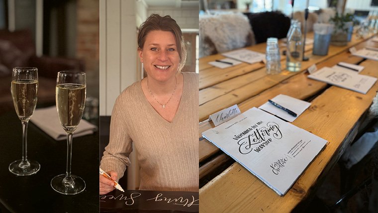 Brush pen calligraphy workshop