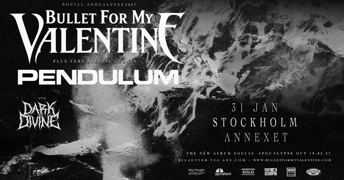 Bullet For My Valentine + Pendulum