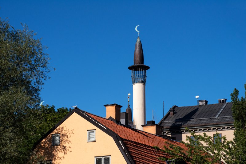 The Stockholm Mosque on Södermalm in central Stockholm was inaugurated in 2000. Sweden is home to many different faiths and religions.