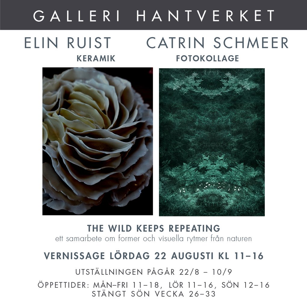 Ceramics & Photo collage – Elin Ruist & Catrin Schmeer