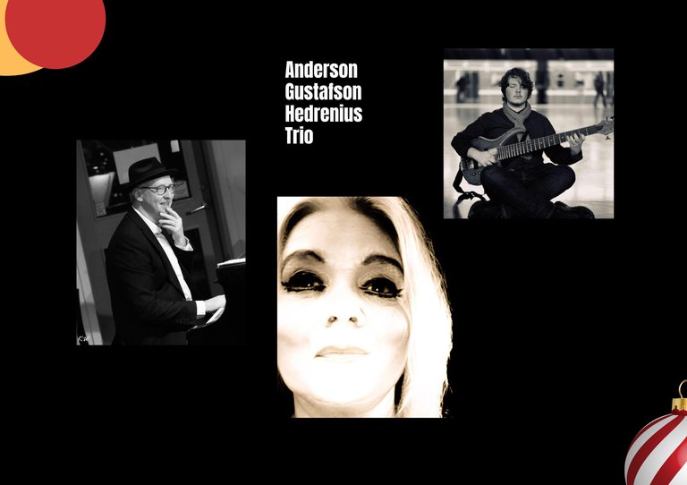 Chrisrmas Jazz at Åsen: Just in Time for Christmas Part 1 with Anderson-Gustafson-Hedrenius Trio