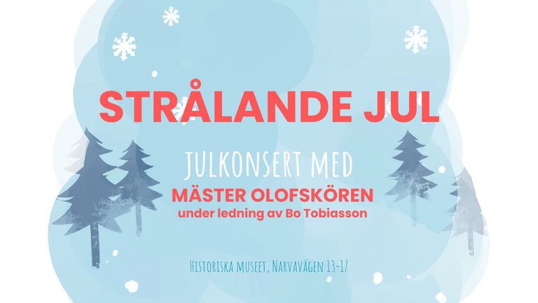 Christmas consert - Mäster Olofskören