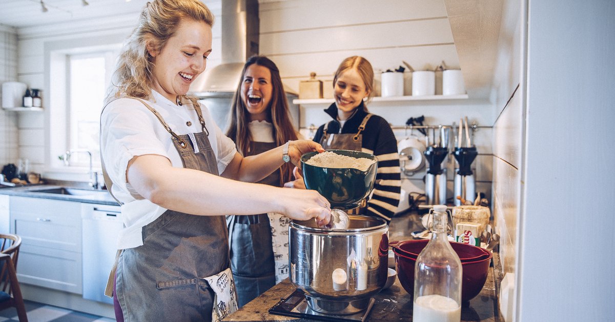 Cinnamon bun baking workshop – Vaxholm
