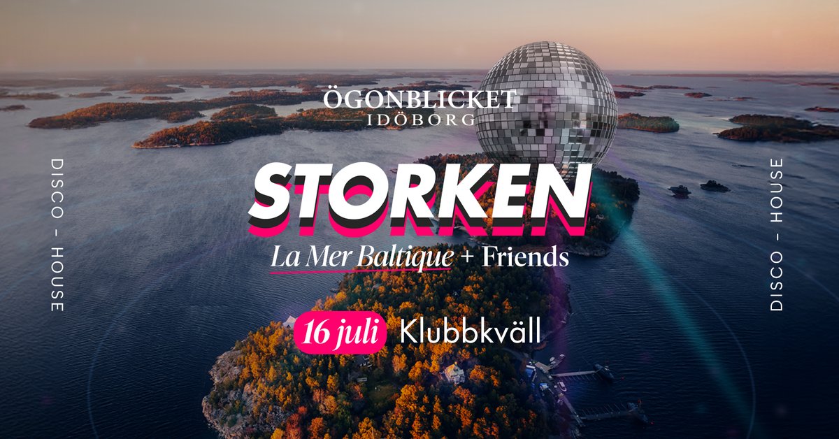Archipelago Club Night at Idöborg feat. Storken & La Mer Baltique + Friends – Nämdö