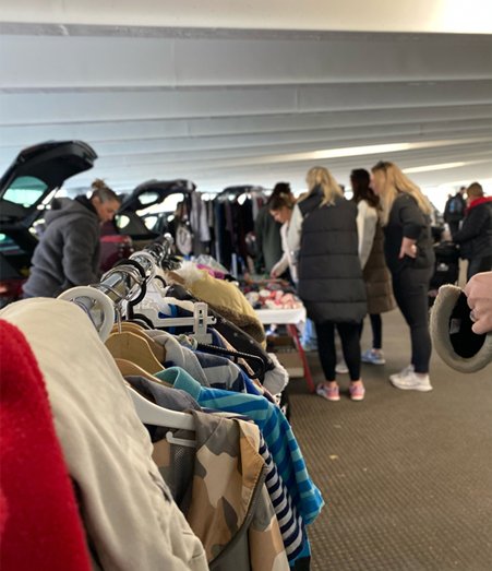 Crazy good vintage market at Sickla köpkvarter