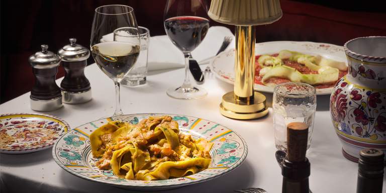 Dinner for two at Italian restaurant L'Avventura in Stockholm.