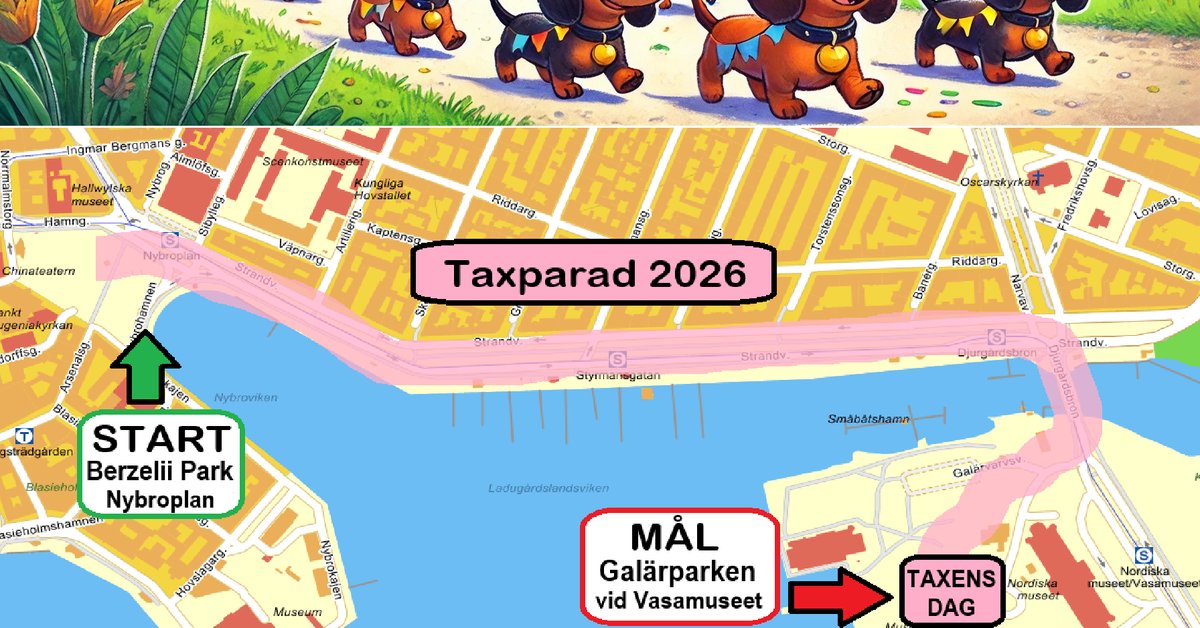Dachshund Parade – Stockholm