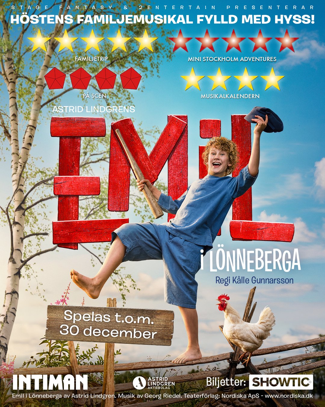EMIL IN LÖNNEBERGA – Family Musical