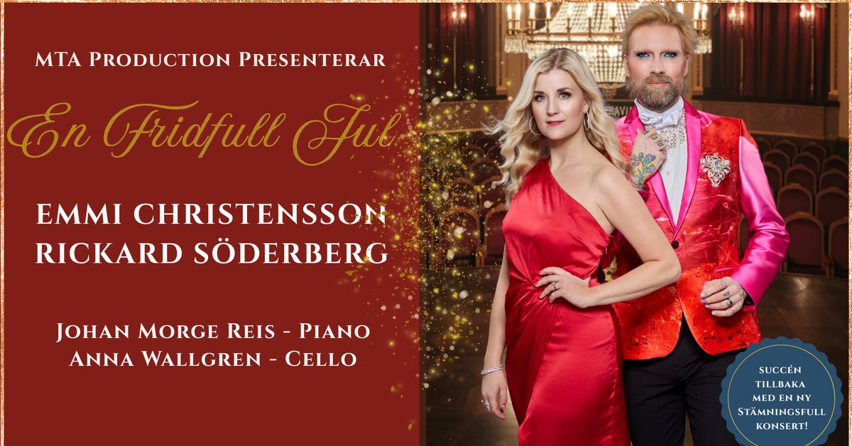 Emmi Christensson & Rickard Söderberg – A Peaceful Christmas – Stockholm