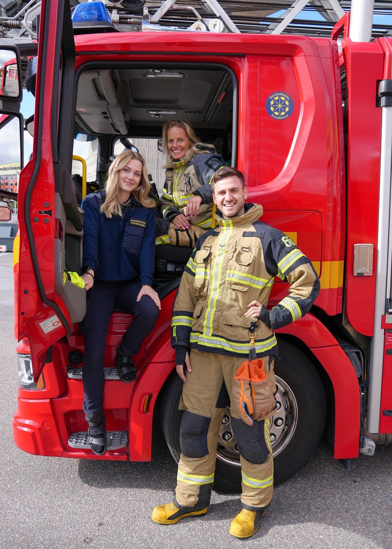 Family Day with the Fire Department at Gärdet