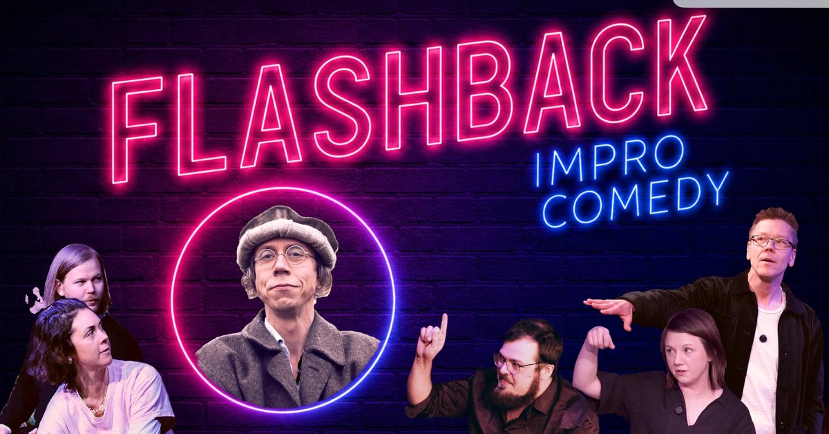 Flashback improv comedy with Presens Impro
