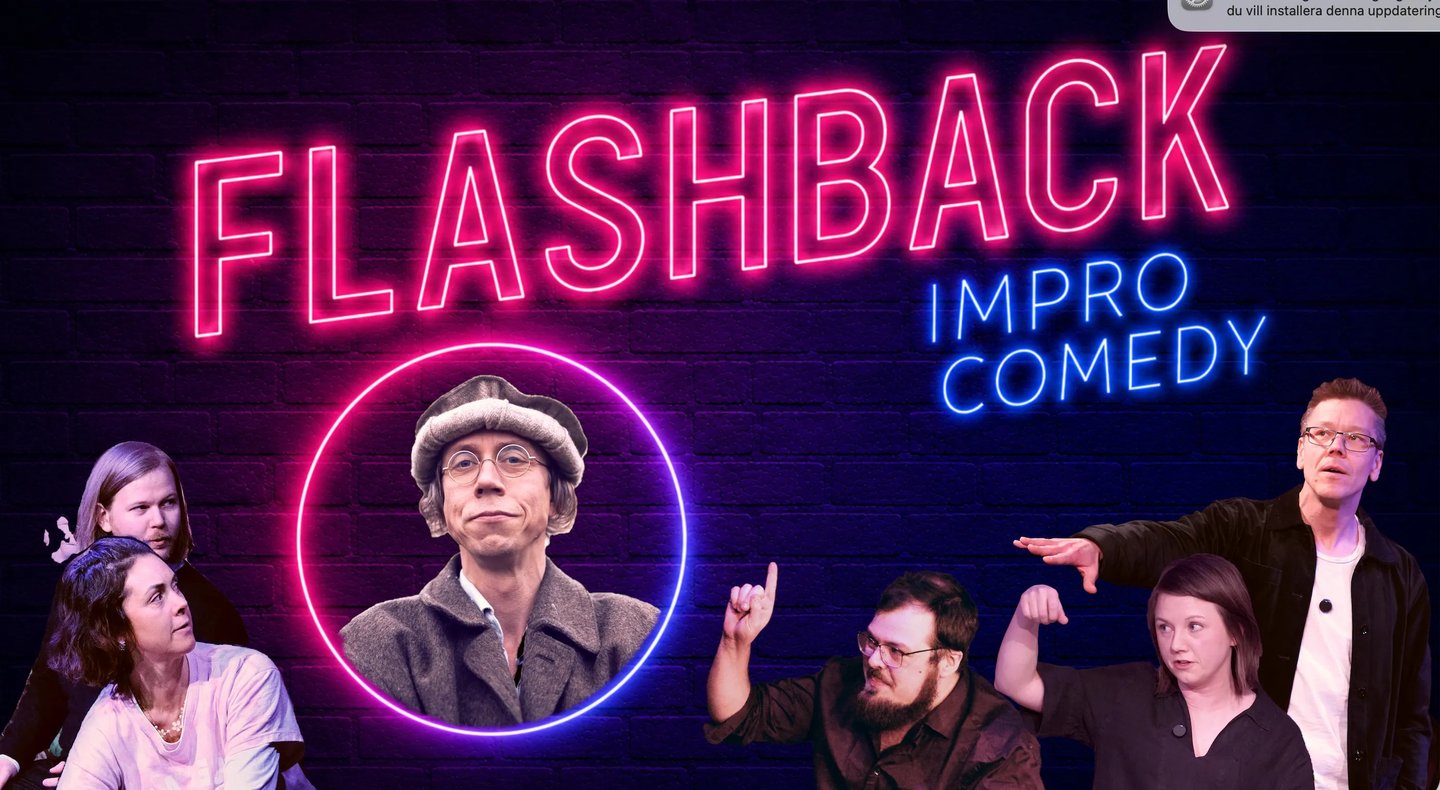 Flashback improv comedy with Presens Impro