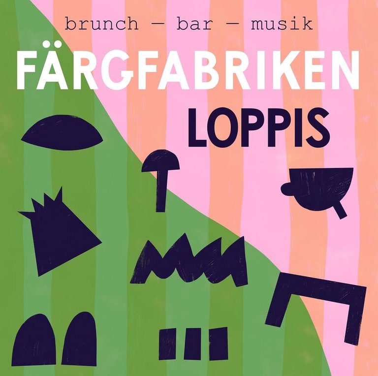 Flea market at Färgfabriken Kafé