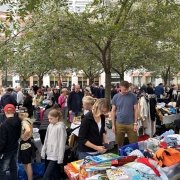 Fleamarket in Hammarby Sjöstad