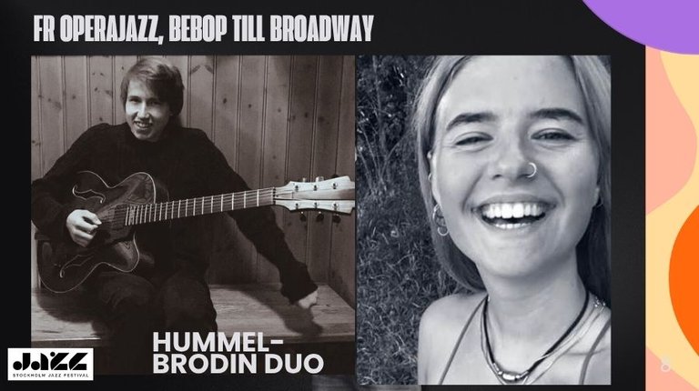 FROM JAZZOPERA & BEBOP TO BROADWAY with Minna Hummel & Anton Brodin