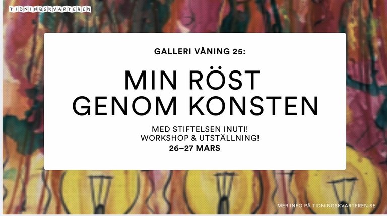 Galleri Våning 25: My voice through art