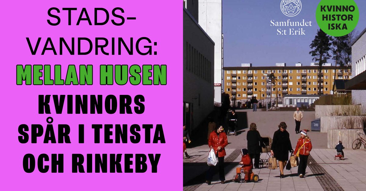 Guided City Walk: Between the Buildings – Women’s Traces in Tensta and Rinkeby