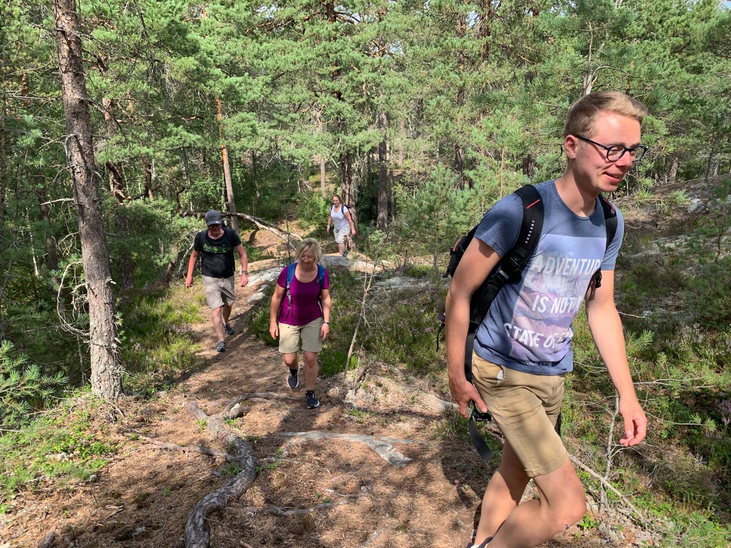 Guided Hike in Stockholm Nature Reserve + Campfire Lunch