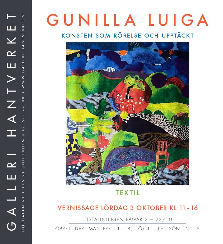 Gunilla Luiga – Art as movement and discovery