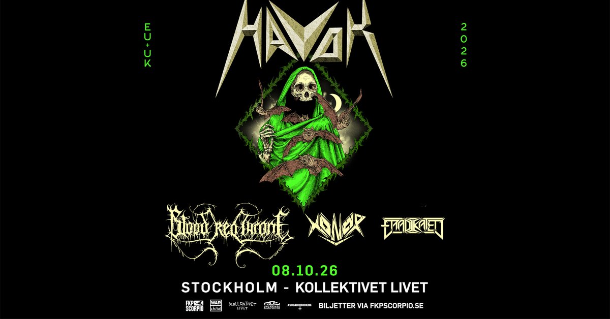 Havok + Support: Blood Red Throne - Official, XONOR , Eradikated