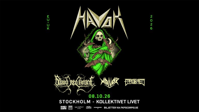 Havok + Support: Blood Red Throne - Official, XONOR , Eradikated